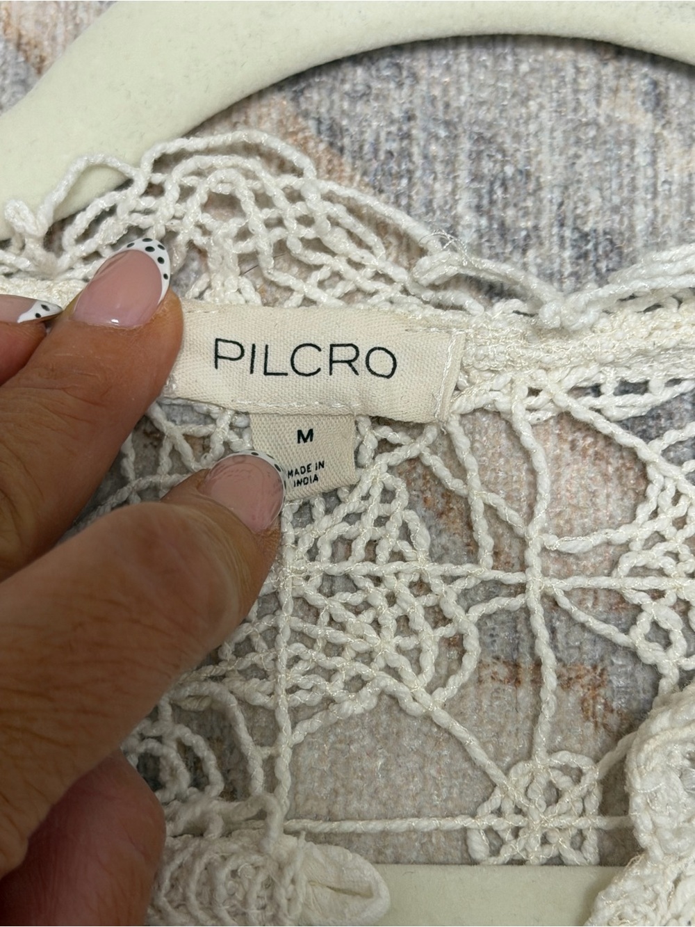 Pilcro Long Sleeve Eyelet Cutwork Blouse - Picture 5 of 5